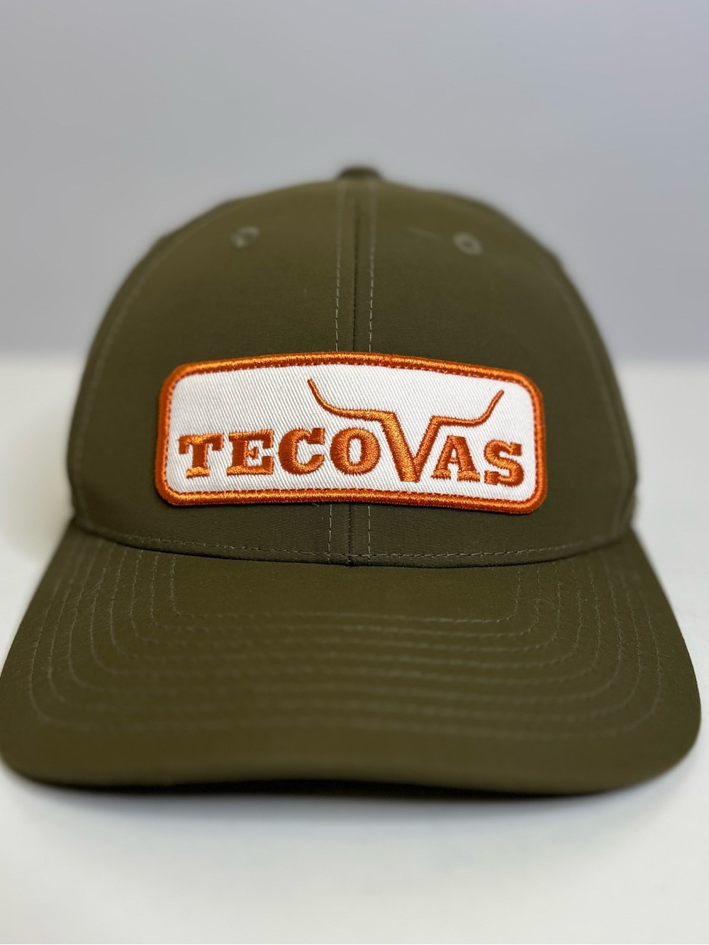 Tecovas Western Wear Adjustable Hat Cap Dark Olive Green - OSFA